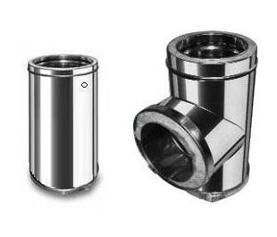 Piese din inox de verificare perete dublu